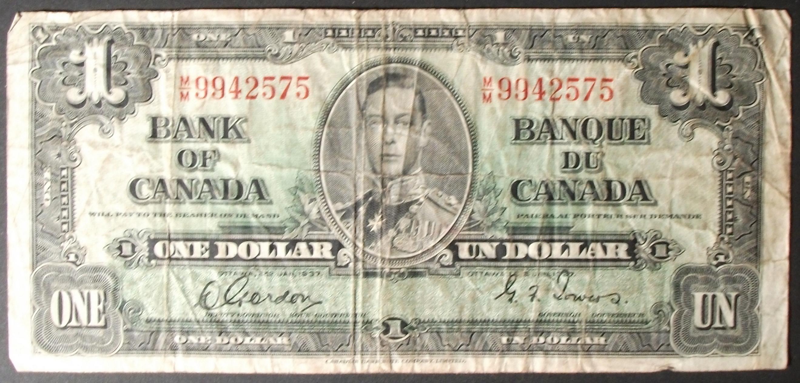 Canada P58d Dollar Fine - For Sale, Buy Now Online - Item #445297