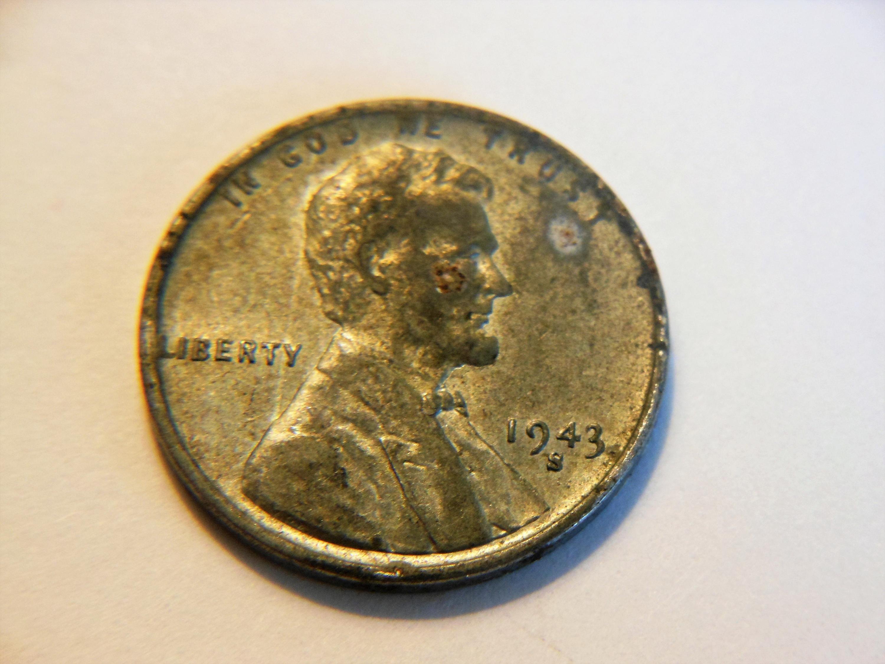 1943-S/D Steel Lincoln Wheat Cent Error Coin - For Sale, Buy Now Online
