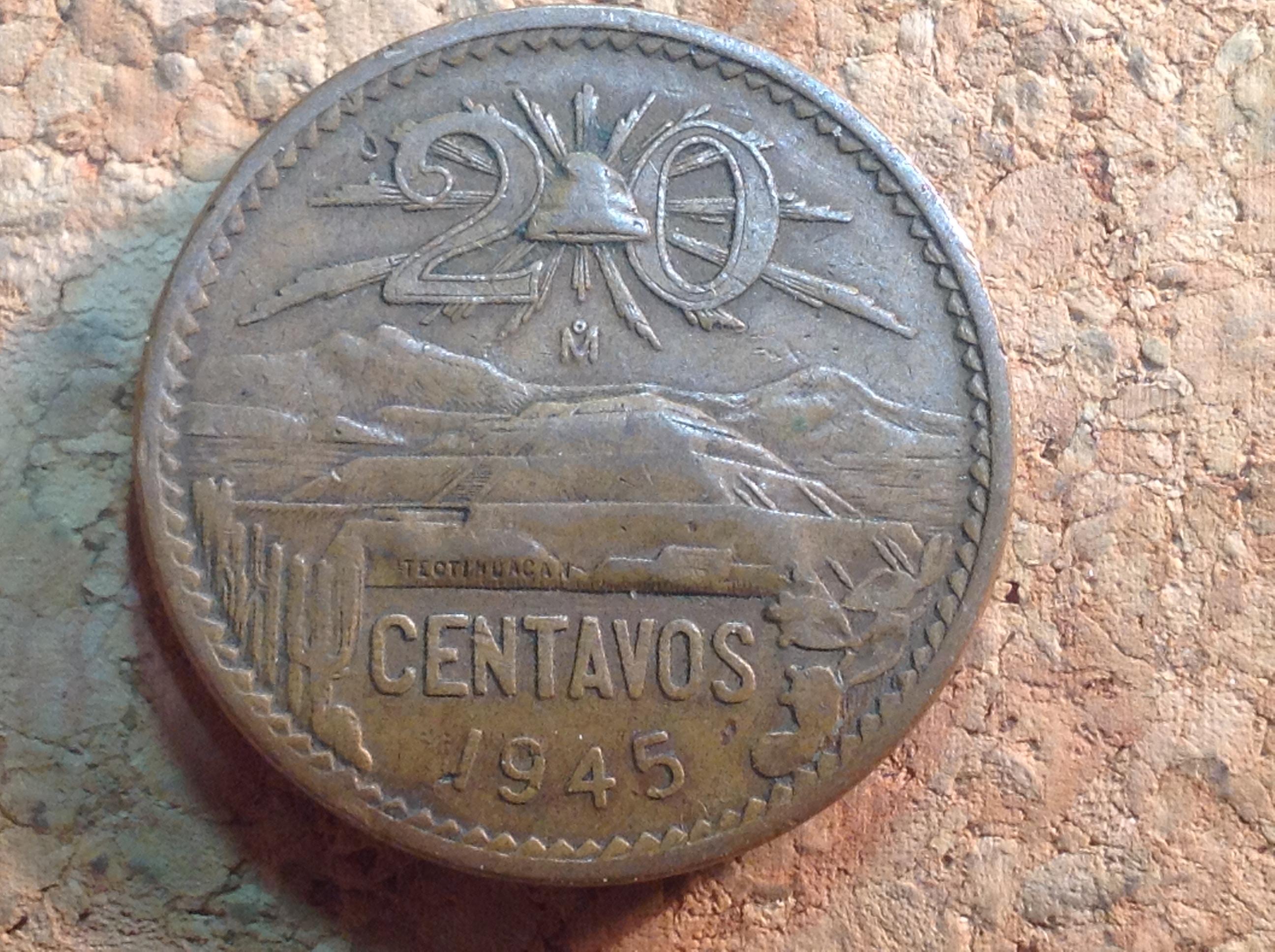 1945 Mexico 20 Centavos For Sale Buy Now Online Item 462693 1945-mexico-20-centavos-for-sale-buy-now-online-item-462693