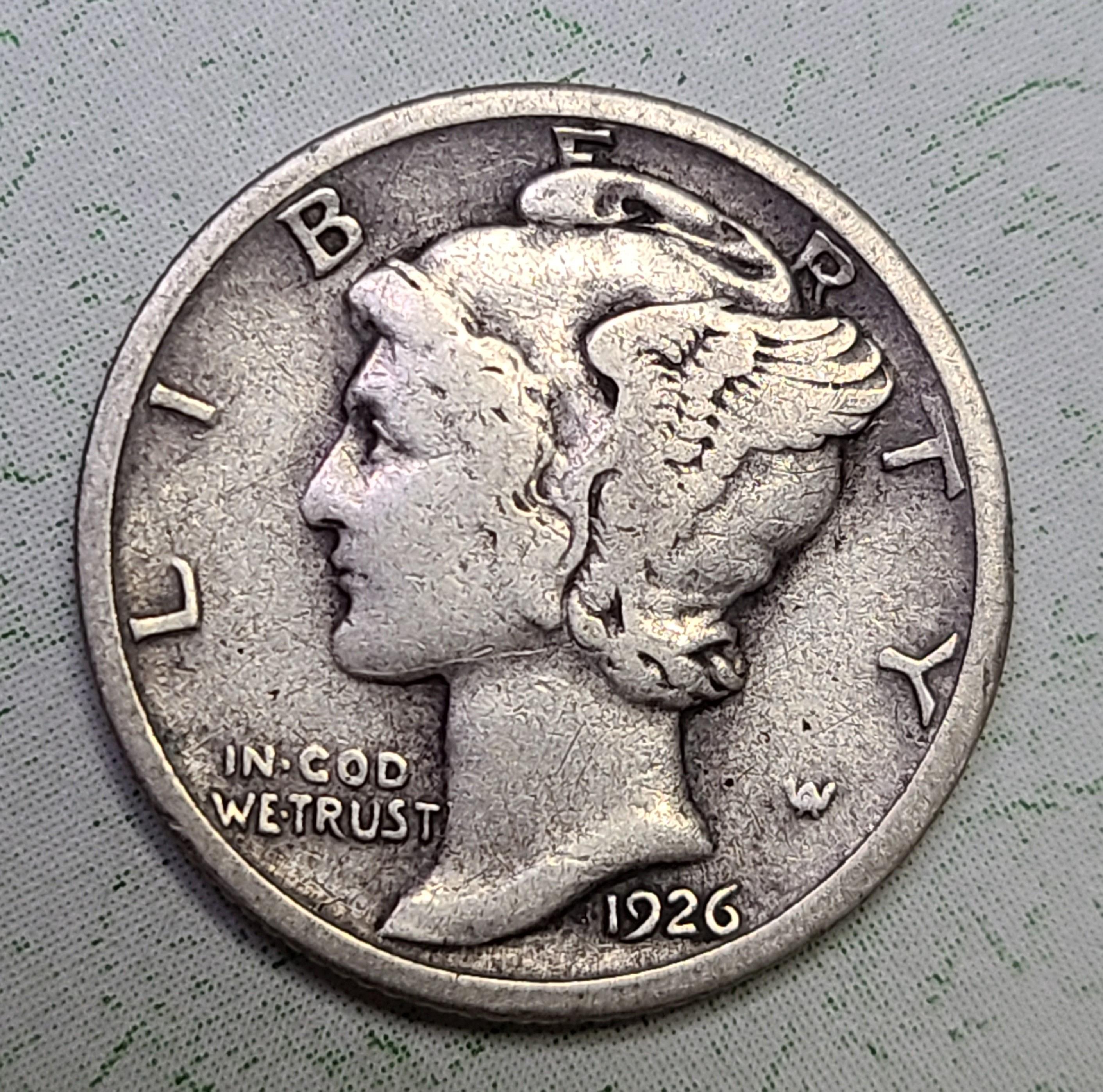 1926D Mercury Dime Fine15 For Sale, Buy Now Online Item 478794