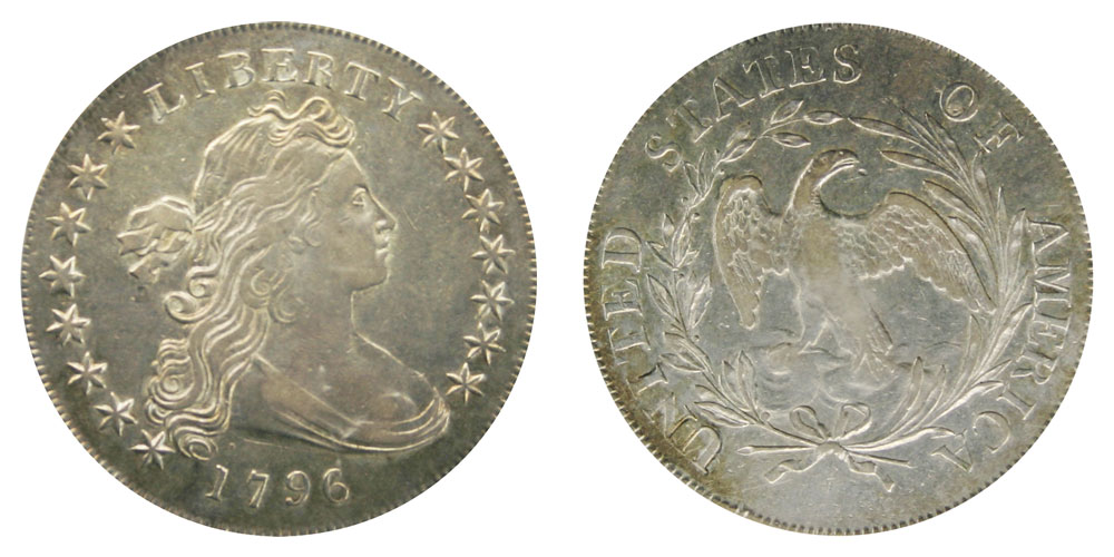 1796 Draped Bust Silver Dollar Small Date - Large Letters Coin