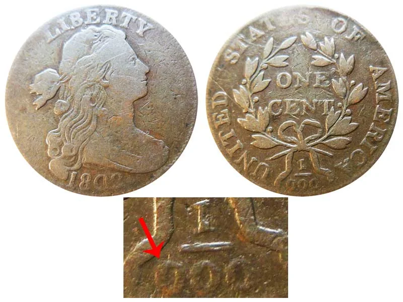 1802 Draped Bust Large Cent All Varieties Early Copper Penny Coin