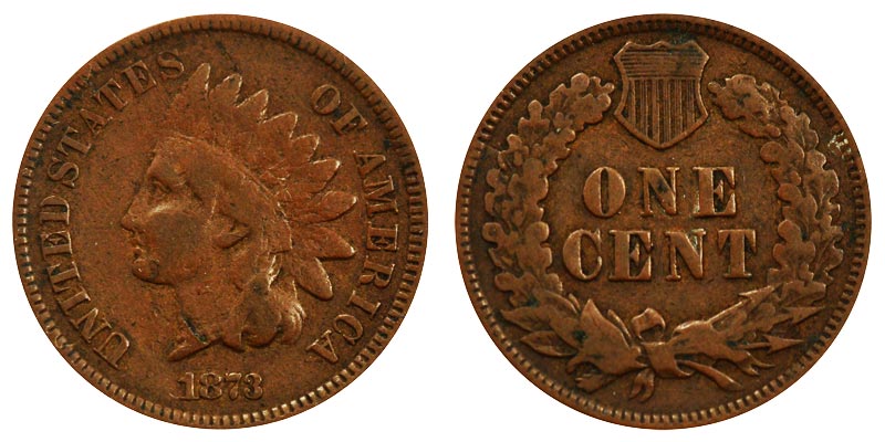 1873 Indian Head Penny Closed 3 Coin Value Prices, Photos & Info