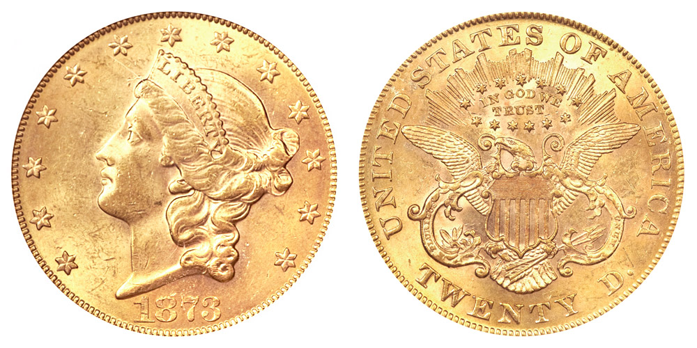 ★どっちもウルトラレア★アンスリウム　引退　ラスト　2株　まとめ買い 1873 Coronet Head Gold $20 Double Eagle Closed 3 Liberty Head