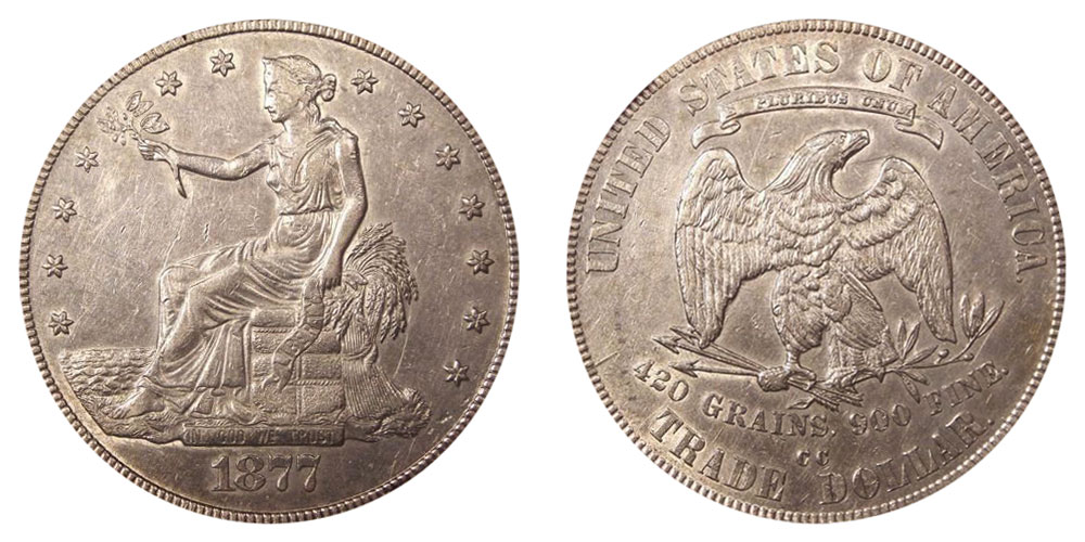 1877 CC Trade Dollar Coin Value, Prices & Info | USA Coin Book