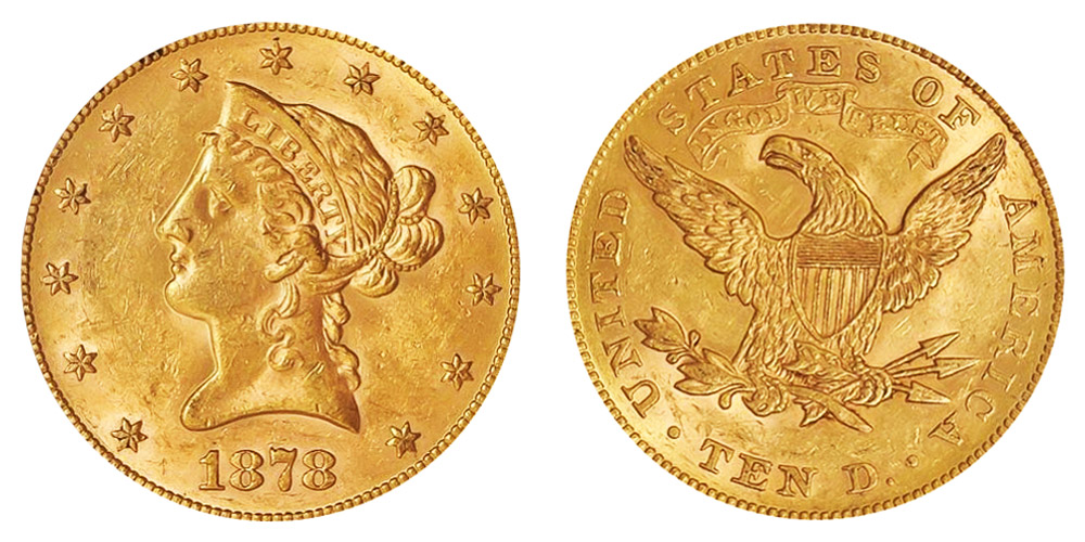 10 BABYL YEARS 限定ゴールドビニール Germany - Empire Prussia 10 Mark 1878 B (2006) Collector's Copy