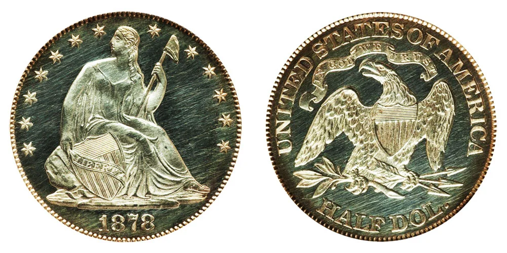 1878 Seated Liberty Half Dollar Coin Value Prices, Photos & Info