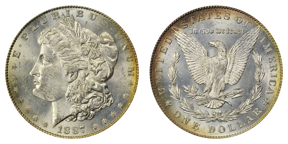 1887 Morgan Silver Dollar 7 Over 6 Coin Value Prices, Photos & Info