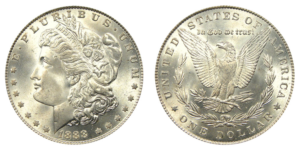 1888 Morgan Dollar Coin Value, Prices & Info | USA Coin Book