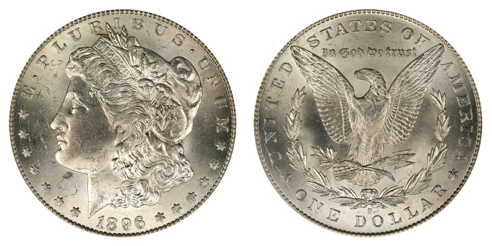 1896 S Morgan Silver Dollar Coin Value Prices, Photos & Info