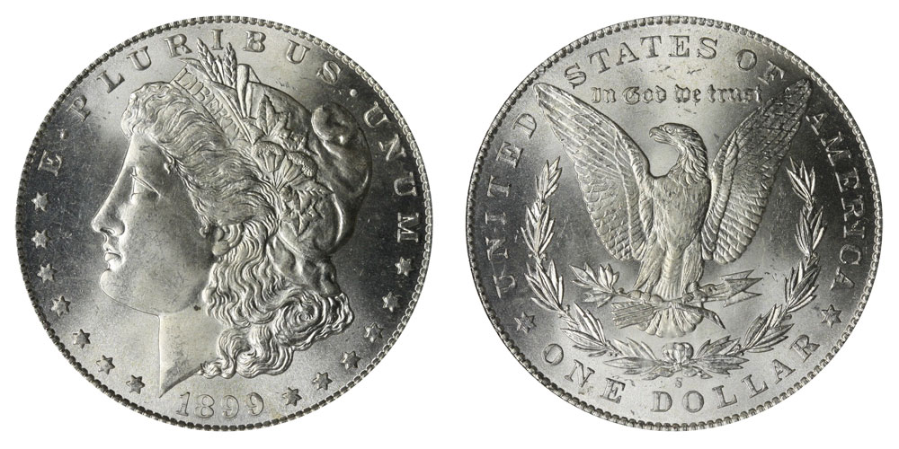 1899 S Morgan Silver Dollar Coin Value Prices, Photos & Info