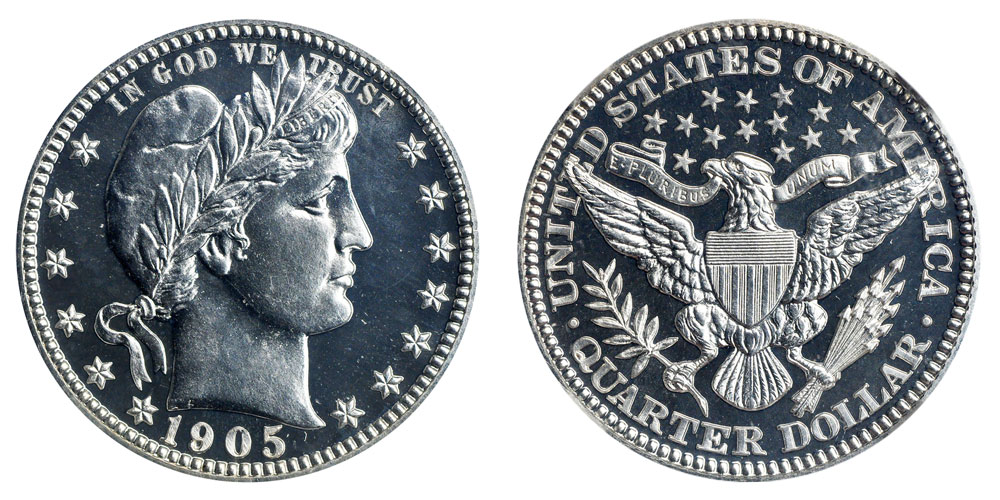 1905 Barber Quarter Coin Value Prices, Photos & Info