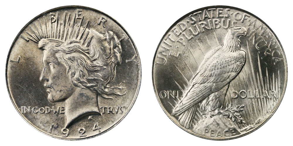 1924 Peace Dollar Coin Value, Prices & Info | USA Coin Book
