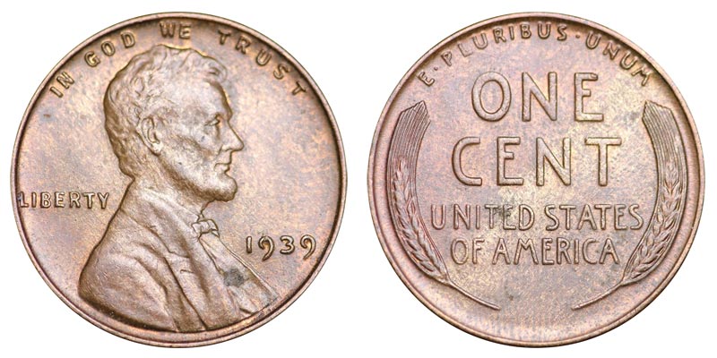 1939 Lincoln Wheat Penny Coin Value, Prices & Info | USA Coin Book