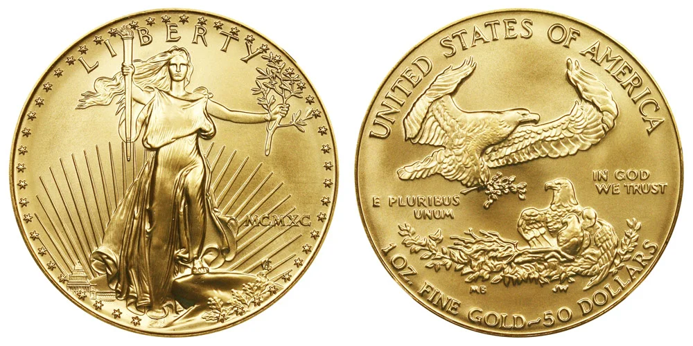 1990-one-ounce-american-gold-
