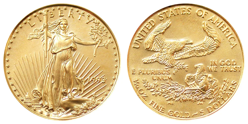 1993-tenth-ounce-american-gold