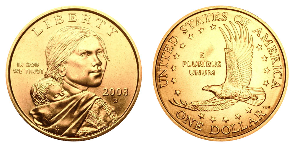 2003 D Sacagawea Dollar Golden Dollar Coin Value Prices, Photos & Info
