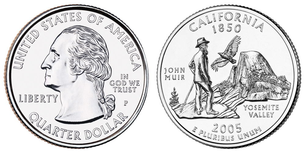2005 P California State Quarter Coin Value Prices, Photos & Info