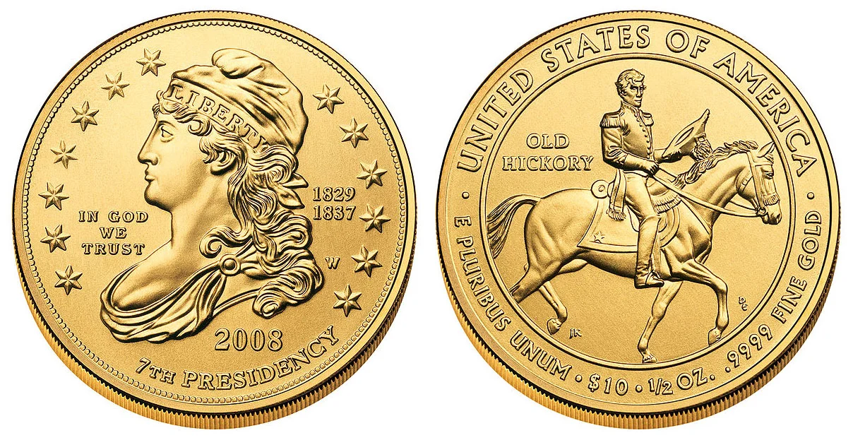 コレクション this is trust coins 2008 W First Spouse Bullion Coin Andrew Jackson's Liberty $10 Half