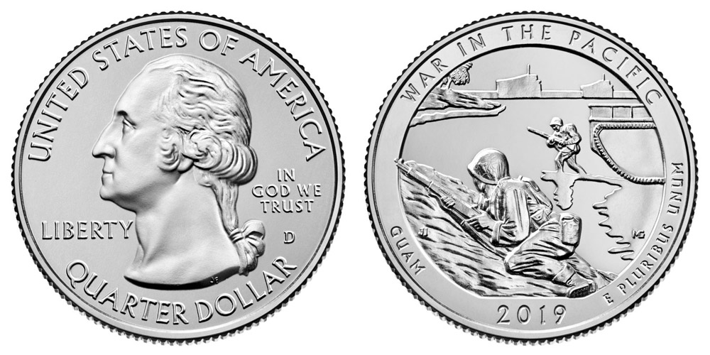 2019 D War In The Pacific National Park Quarter Coin Value, Prices & Info