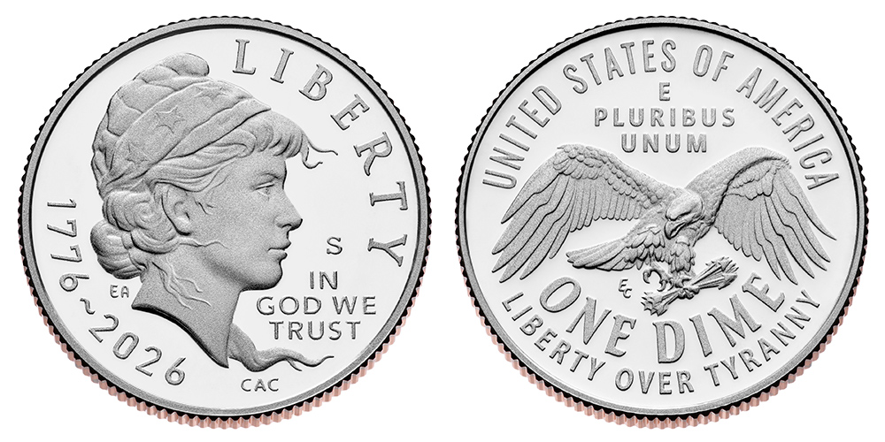 2026 S Roosevelt Dime Semiquincentennial 1776-2026 - Silver Proof