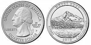 2010 Mount Hood National Forest Quarter - Oregon