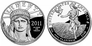 2011 American Platinum Eagle