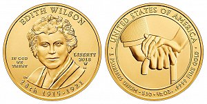 2013 Edith Wilson First Spouse Gold Coin