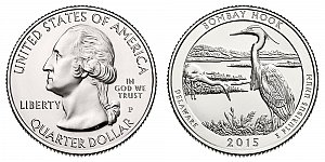 2015 Bombay Hook National Wildlife Refuge Quarter Design - Nebraska