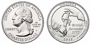 2015 Saratoga National Historical Park Quarter Design - Nebraska