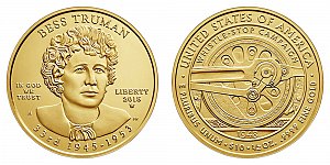 2015 Bess Truman First Spouse Gold Coin