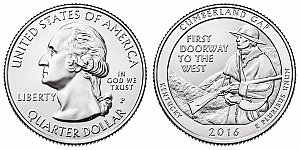 2016 Cumberland National Historical Park Quarter Design - Kentucky