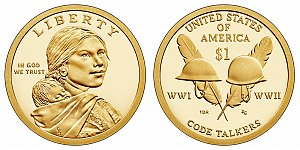 2016 Sacagawea Native American Dollar Coin Design