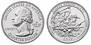 2017 George Rogers Clark National Historical Park Quarter Design - Indiana