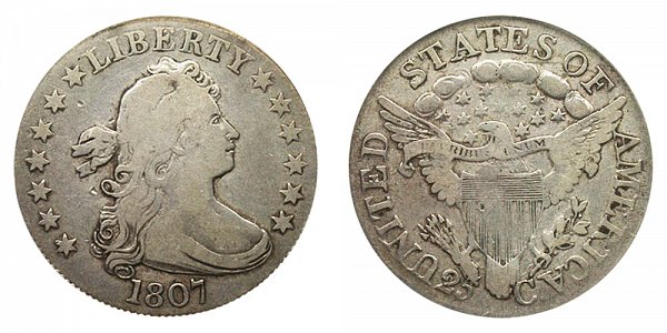 1807 Draped Bust Quarter 