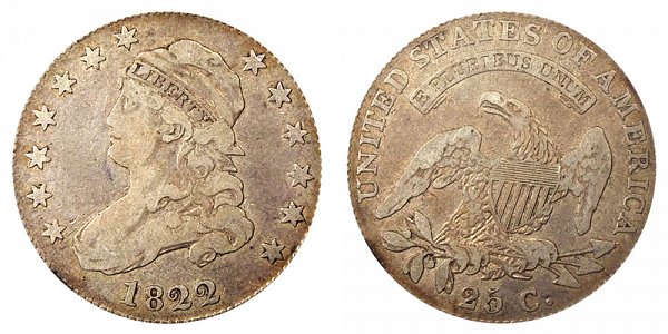 1822 Capped Bust Quarter 
