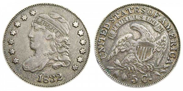 1832 Capped Bust Half Dime 