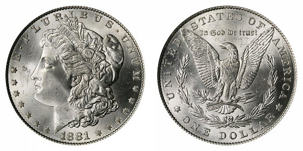 1881 Morgan Silver Dollar 