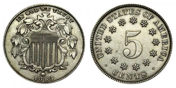 1883 Shield Nickel 