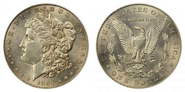 1884 S Morgan Silver Dollar 