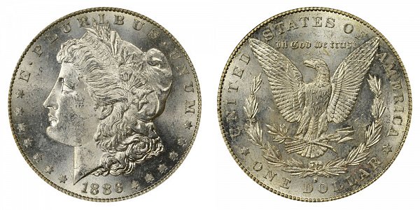 1886 S Morgan Silver Dollar 