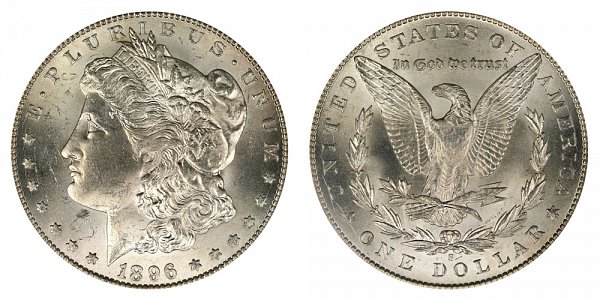 1896 S Morgan Silver Dollar 