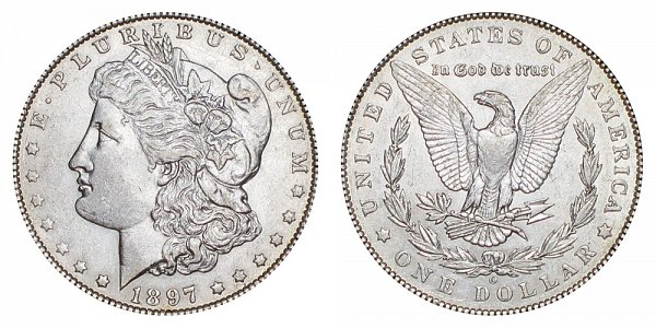 1897 O Morgan Silver Dollar 
