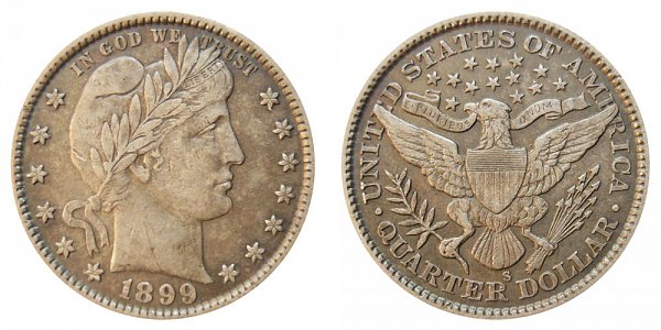 1899 S Barber Quarter 