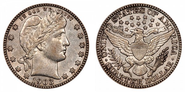 1903 S Barber Quarter 