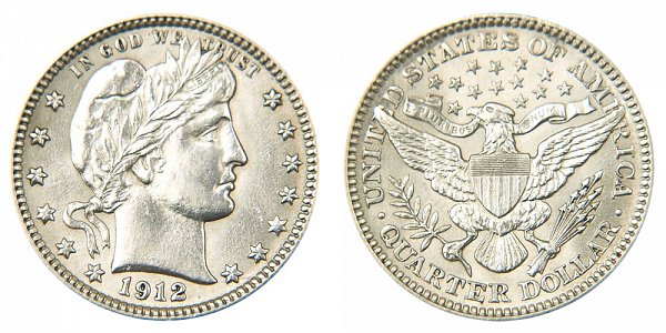 1912 Barber Quarter 