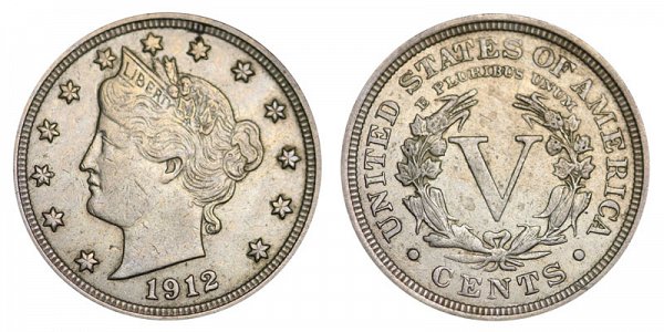1912 Liberty Head V Nickel 