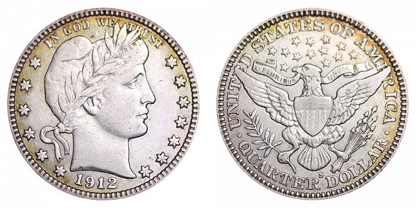1912 S Barber Quarter 