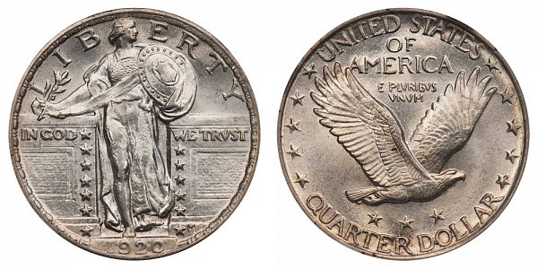 1920 Standing Liberty Quarter 