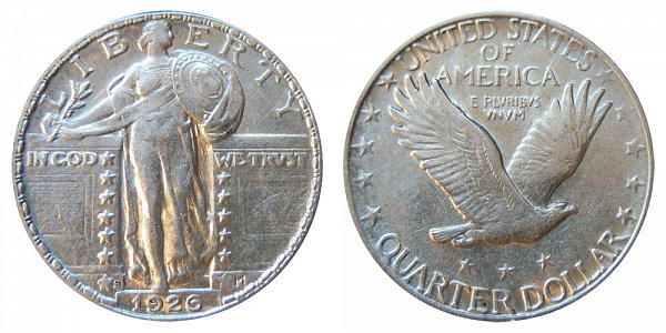 1926 S Standing Liberty Quarter 